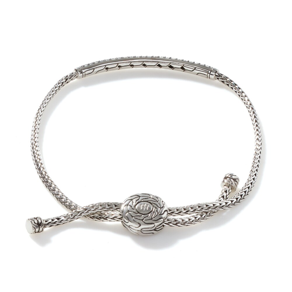 John Hardy Classic Chain Natural Rainbow Moonstone Bolo Bracelet Sterling Silver, Small-Medium A5FMw8OS