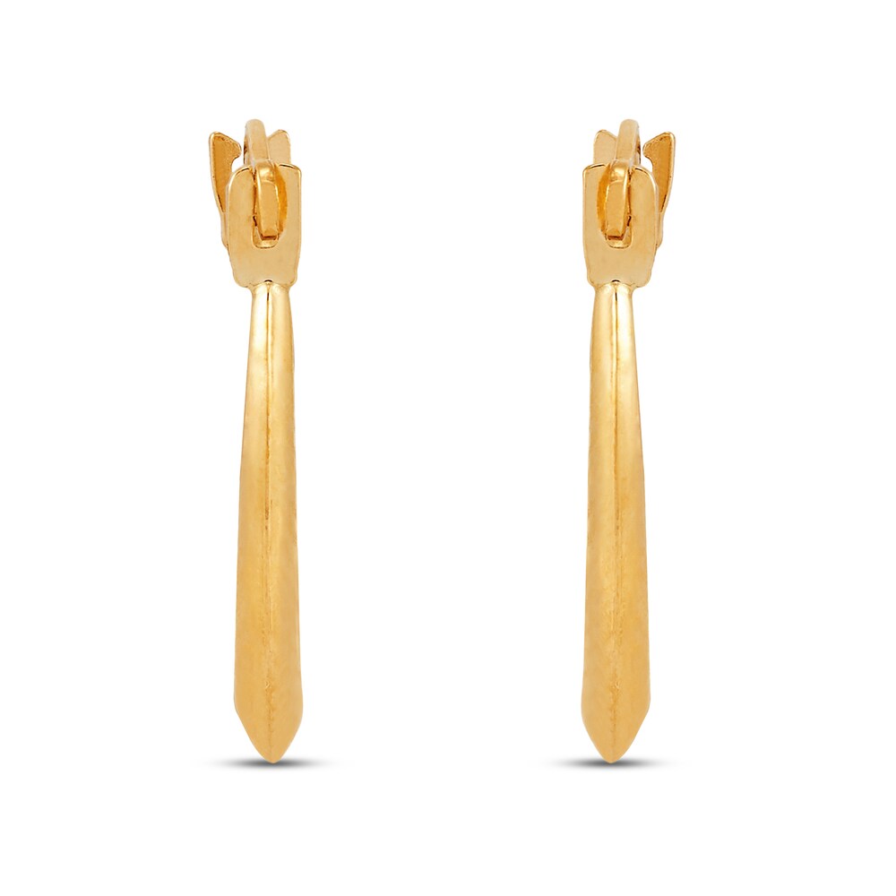 Children\'s Oval Hoop Earrings 14K Yellow Gold ABtl0hii Children\'s Oval Hoop Earrings 14K Yellow Gold ABtl0hii