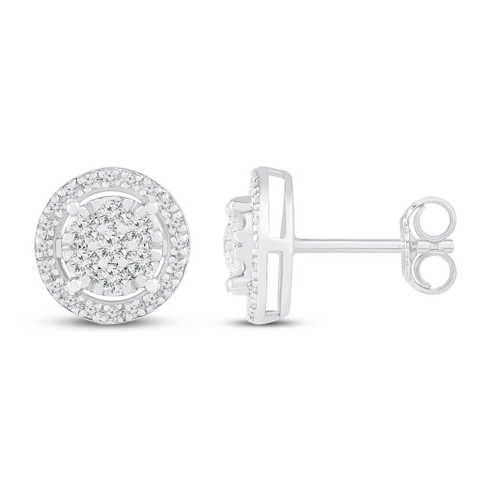 Diamond Earrings 1/4 ct tw Round 10K White Gold AkRtg7cO Diamond Earrings 1/4 ct tw Round 10K White Gold AkRtg7cO