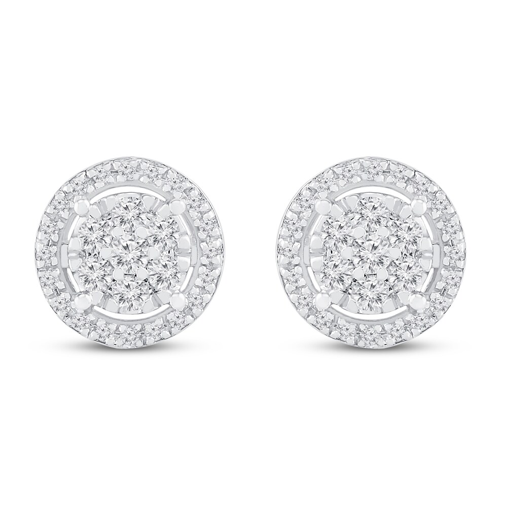 Diamond Earrings 1/4 ct tw Round 10K White Gold AkRtg7cO Diamond Earrings 1/4 ct tw Round 10K White Gold AkRtg7cO