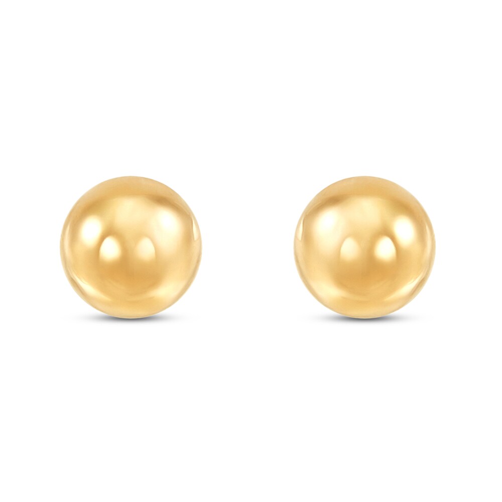 Children\'s Ball Stud Earrings 14K Yellow Gold AviC9a01 Children\'s Ball Stud Earrings 14K Yellow Gold AviC9a01