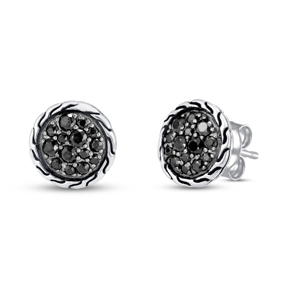 John Hardy Classic Chain Stud Earrings Black Sapphire/Black Spinel Sterling Silver BDfMJkVP John Hardy Classic Chain Stud Earrings Black Sapphire/Black Spinel Sterling Silver BDfMJkVP