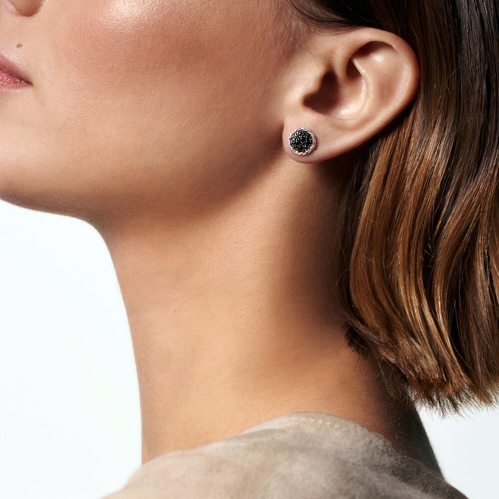 John Hardy Classic Chain Stud Earrings Black Sapphire/Black Spinel Sterling Silver BDfMJkVP John Hardy Classic Chain Stud Earrings Black Sapphire/Black Spinel Sterling Silver BDfMJkVP