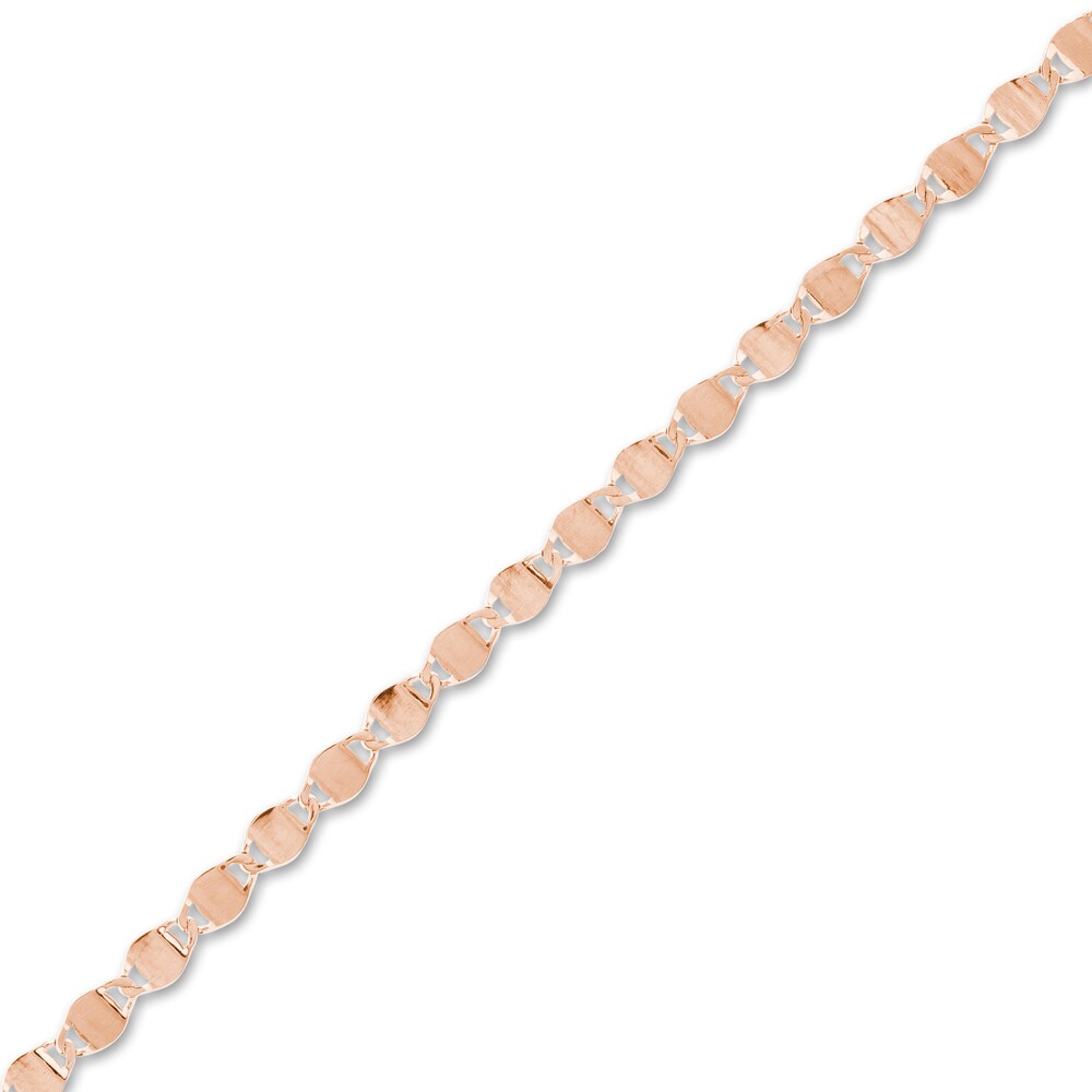 Diamond-Cut Valentino Bracelet 14K Rose Gold 7.5\" Adj. BDzzWG3k Diamond-Cut Valentino Bracelet 14K Rose Gold 7.5\" Adj. BDzzWG3k