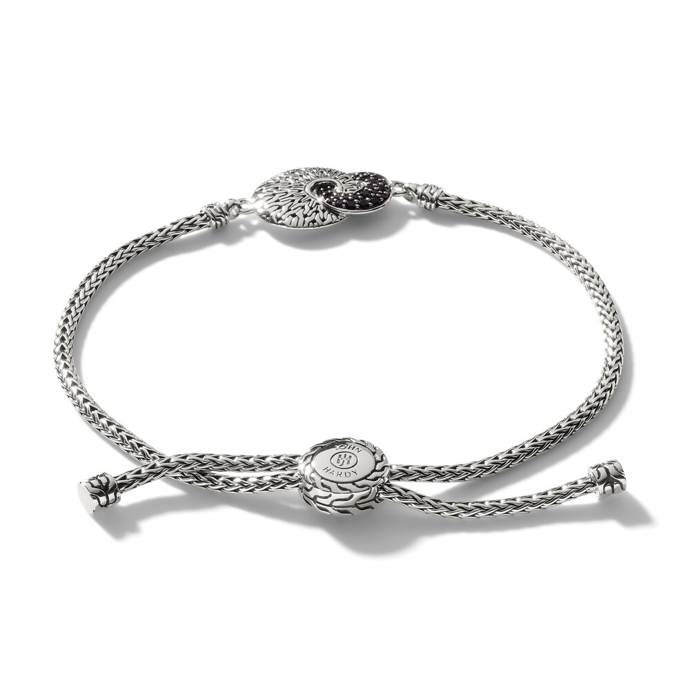 John Hardy Classic Chain Natural Black Spinel & Natural Black Sapphire Bolo Bracelet Sterling Silver BGjQPaIc John Hardy Classic Chain Natural Black Spinel & Natural Black Sapphire Bolo Bracelet Sterling Silver BGjQPaIc