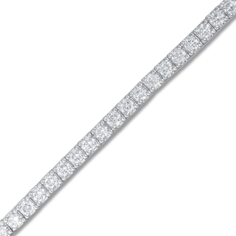Lab-Created Diamond Bracelet 3 ct tw Round 14K White Gold C0Nu5ynU Lab-Created Diamond Bracelet 3 ct tw Round 14K White Gold C0Nu5ynU