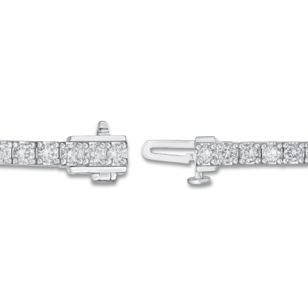 Lab-Created Diamond Bracelet 3 ct tw Round 14K White Gold C0Nu5ynU Lab-Created Diamond Bracelet 3 ct tw Round 14K White Gold C0Nu5ynU