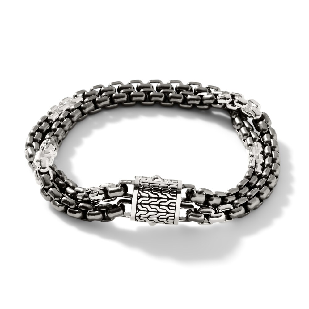 John Hardy Classic Box Chain Bracelet Sterling Silver - Extra Large CEFAgMgB John Hardy Classic Box Chain Bracelet Sterling Silver - Extra Large CEFAgMgB