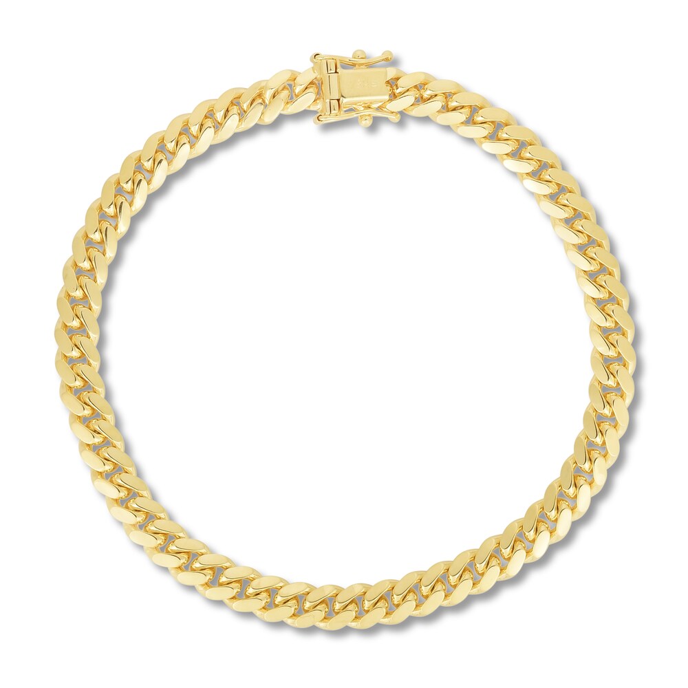 Miami Cuban Link Bracelet 14K Yellow Gold 8.5" CKlFacl2 Miami Cuban Link Bracelet 14K Yellow Gold 8.5" CKlFacl2