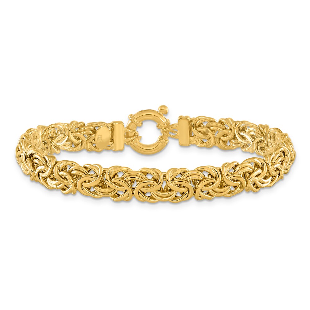Fancy Byzantine Bracelet 14K Yellow Gold 7.5" CmoKExFW Fancy Byzantine Bracelet 14K Yellow Gold 7.5" CmoKExFW
