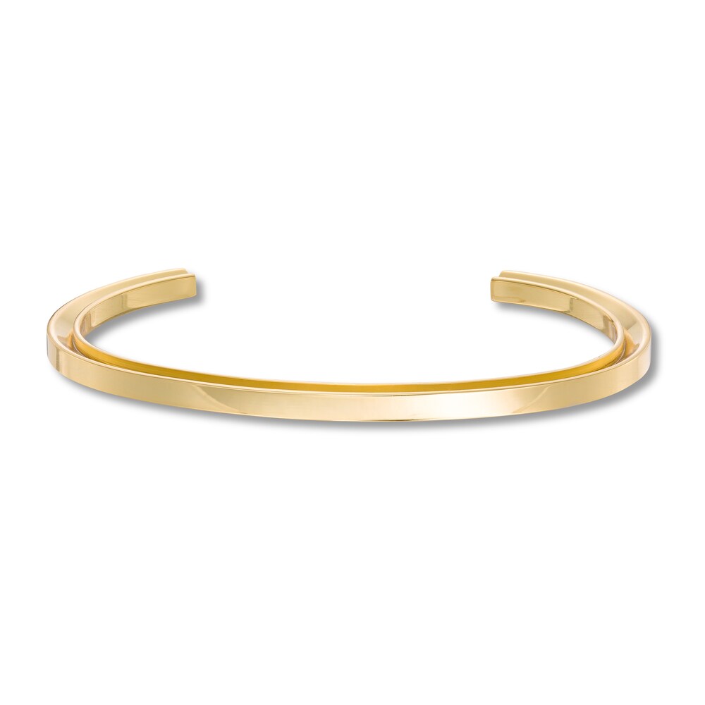 Stella Valle Letter Z Bangle Bracelet 18K Gold-Plated Brass EZG0QIsA Stella Valle Letter Z Bangle Bracelet 18K Gold-Plated Brass EZG0QIsA