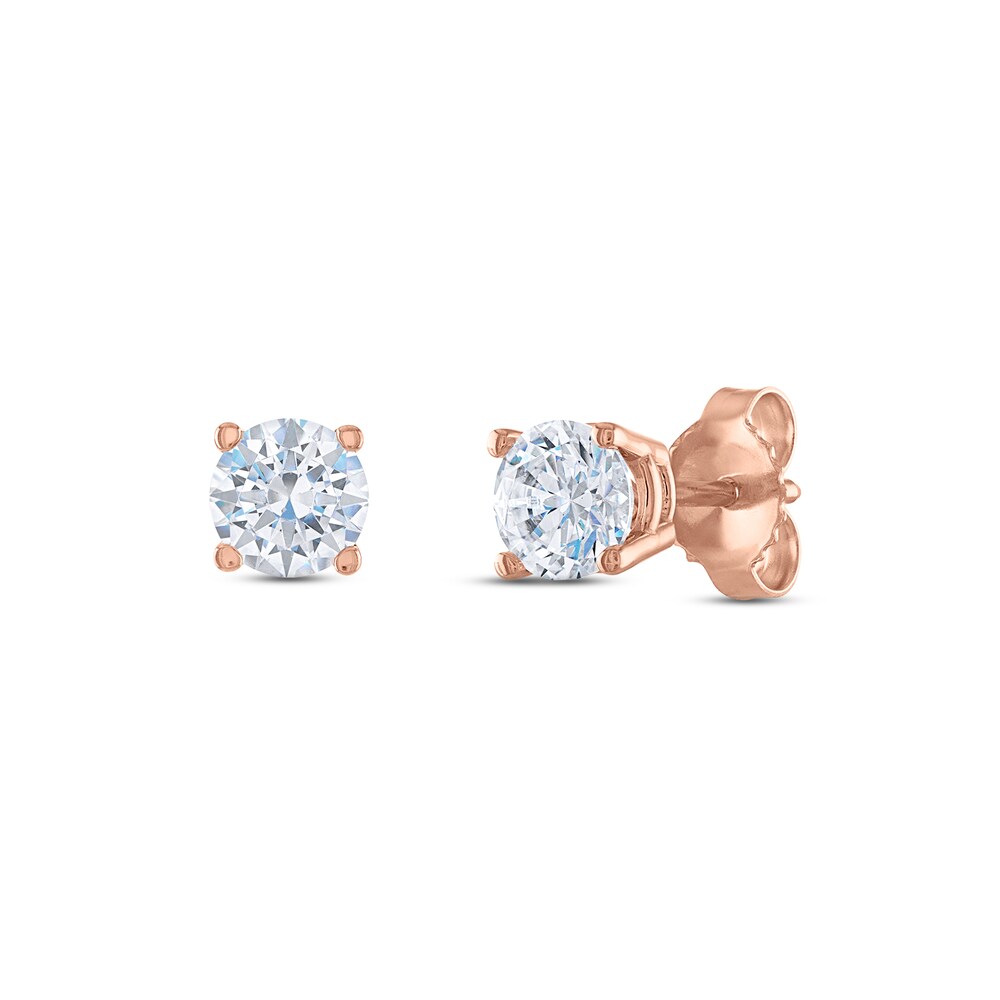 Diamond Solitaire Stud Earrings 3/4 ct tw Round 14K Rose Gold (I2/I) EkIM1QfG Diamond Solitaire Stud Earrings 3/4 ct tw Round 14K Rose Gold (I2/I) EkIM1QfG