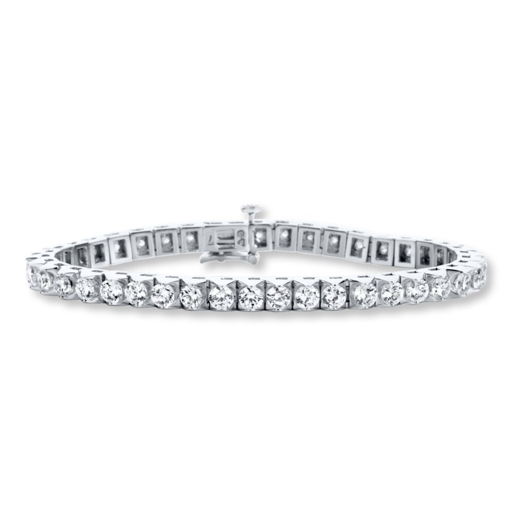 Diamond Bracelet 5 ct tw Round-cut 14K White Gold EvCCZEmW Diamond Bracelet 5 ct tw Round-cut 14K White Gold EvCCZEmW