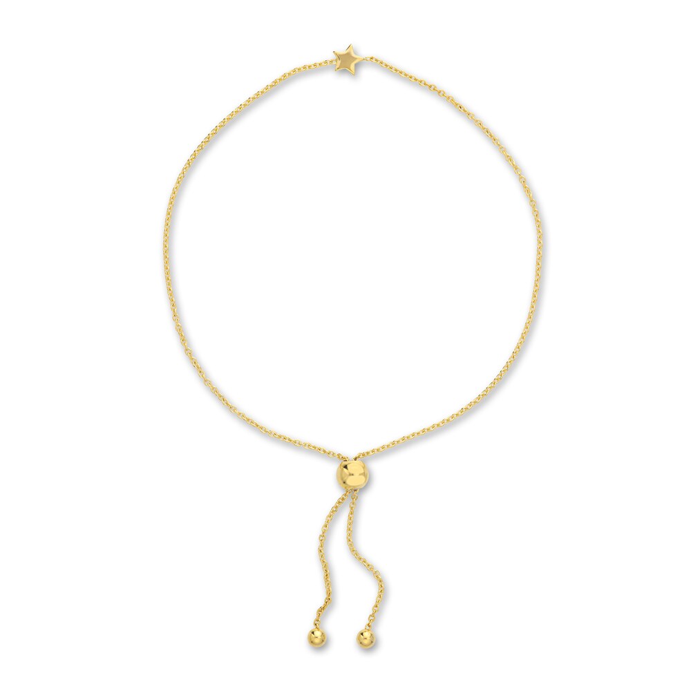 Mini Star Bolo Bracelet 14K Yellow Gold F6jecOS6 Mini Star Bolo Bracelet 14K Yellow Gold F6jecOS6