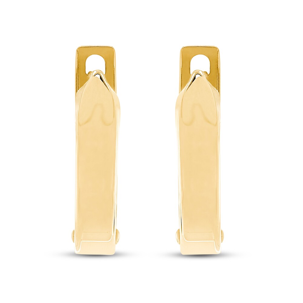 Children\'s Oval Hoop Earrings 14K Yellow Gold G20QfGn6