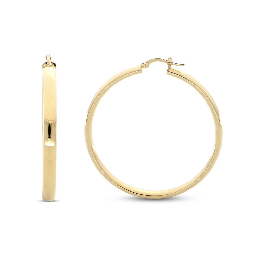 Hoop Earrings 14K Yellow Gold G5hH1MWG Hoop Earrings 14K Yellow Gold G5hH1MWG
