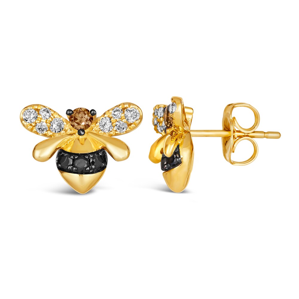 Le Vian Diamond Bee Stud Earrings 3/8 ct tw Round 14K Honey Gold Gbb5Ft3D Le Vian Diamond Bee Stud Earrings 3/8 ct tw Round 14K Honey Gold Gbb5Ft3D