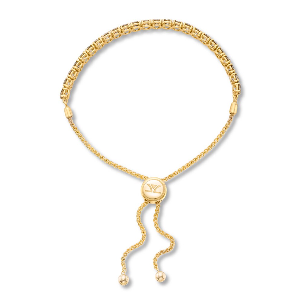 Le Vian Chocolate Diamonds Bolo Bracelet 4 ct tw 14K Honey Gold GdvyV3aW