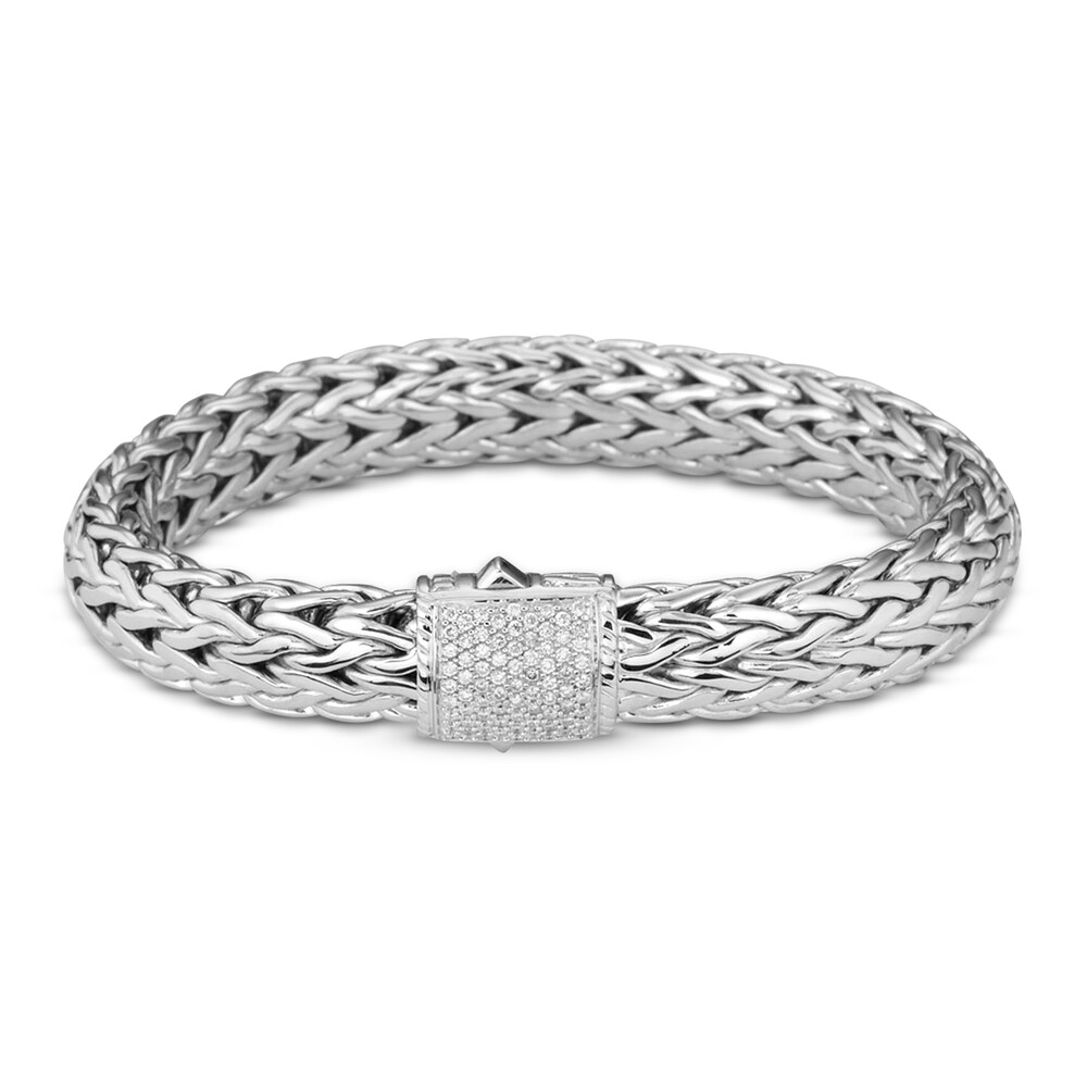 John Hardy Classic Chain Bracelet 5/8 ct tw Diamonds Sterling Silver Gh1qf8WC John Hardy Classic Chain Bracelet 5/8 ct tw Diamonds Sterling Silver Gh1qf8WC