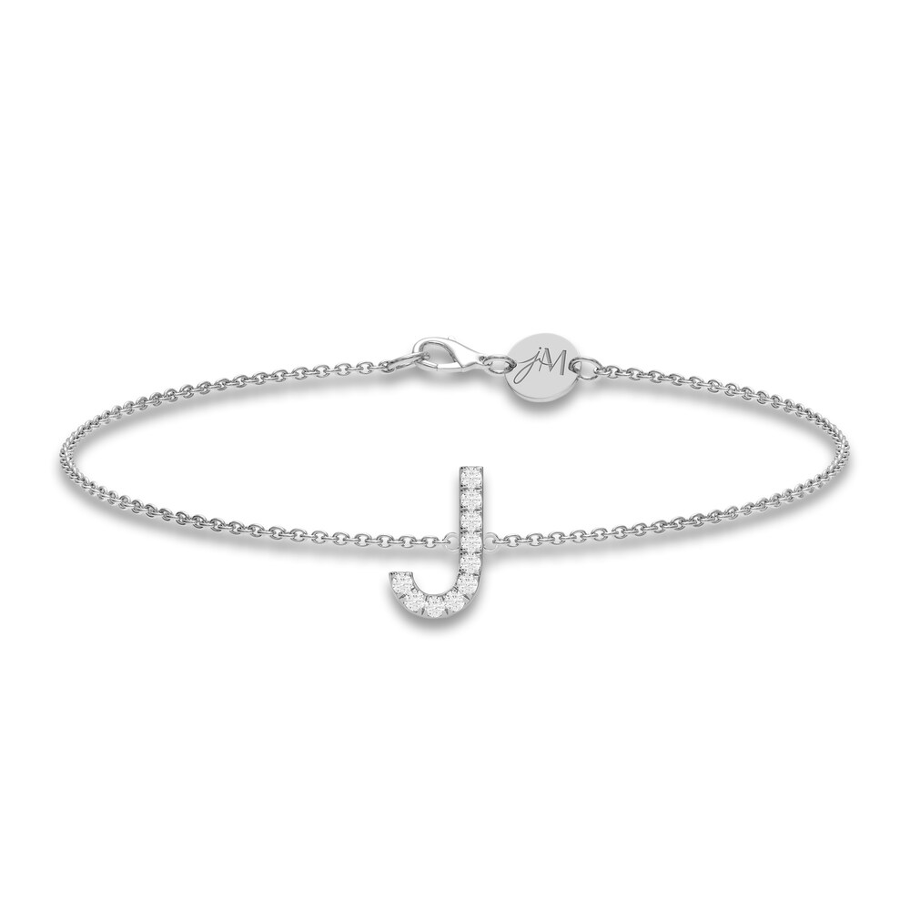 Juliette Maison Diamond Station Name Bracelet 1/8 ct tw Round 10K White Gold H3YXQYI3 Juliette Maison Diamond Station Name Bracelet 1/8 ct tw Round 10K White Gold H3YXQYI3