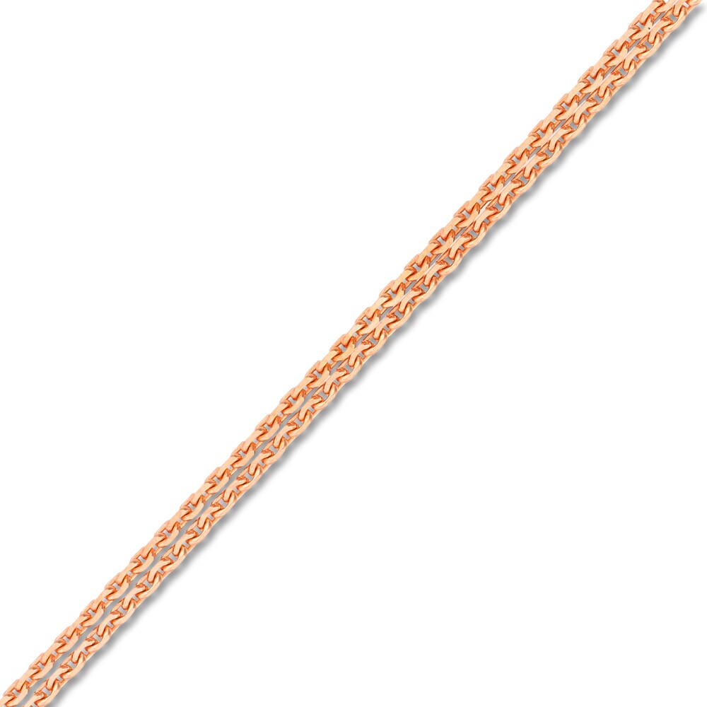 Infinity Bracelet 14K Rose Gold HiMUsSQH Infinity Bracelet 14K Rose Gold HiMUsSQH