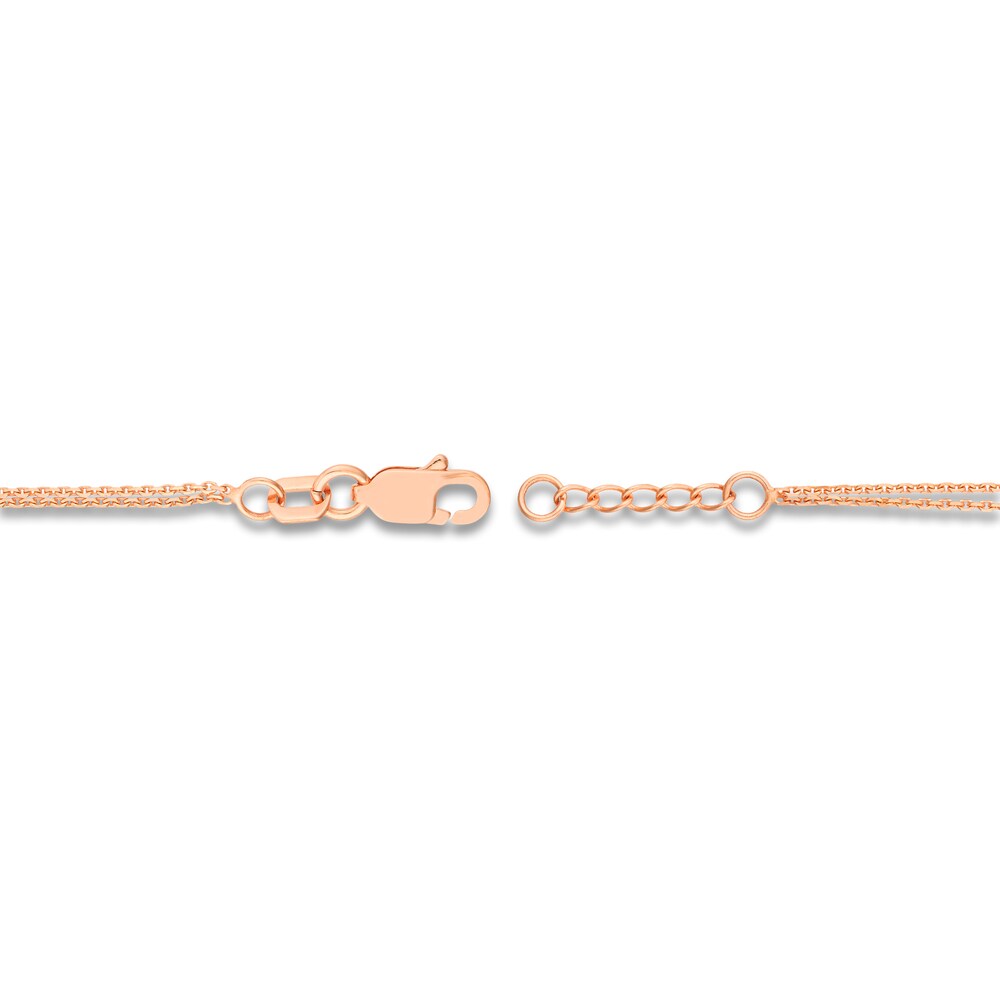 Infinity Bracelet 14K Rose Gold HiMUsSQH Infinity Bracelet 14K Rose Gold HiMUsSQH