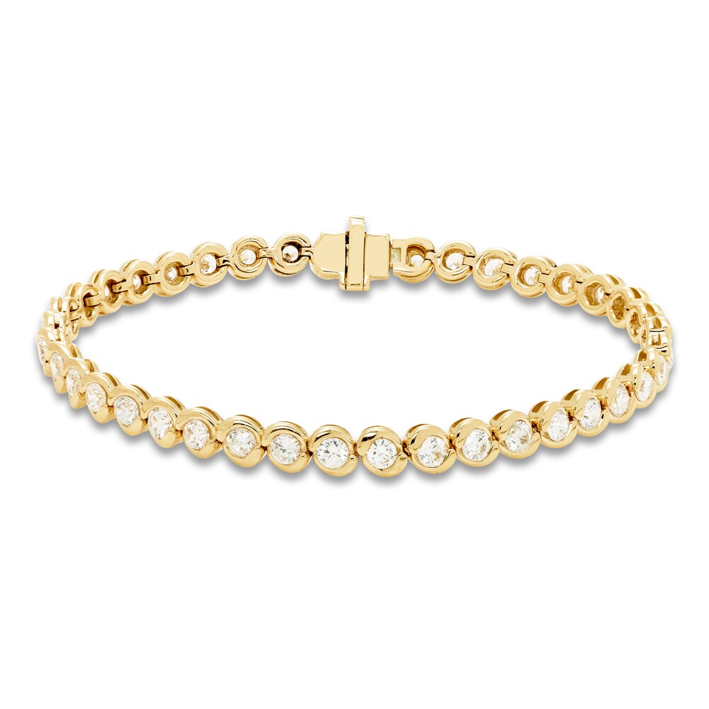 Hearts Desire Diamond Bracelet 4 ct tw Round 18K Yellow Gold 7" HjtuRsw6 Hearts Desire Diamond Bracelet 4 ct tw Round 18K Yellow Gold 7" HjtuRsw6