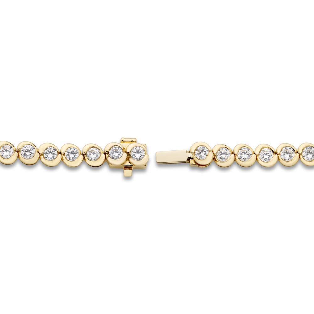 Hearts Desire Diamond Bracelet 4 ct tw Round 18K Yellow Gold 7\" HjtuRsw6