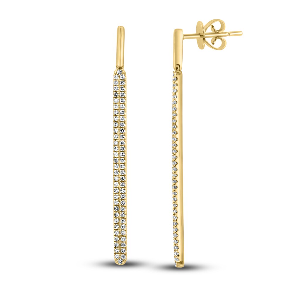 LALI Jewels Diamond Bar Drop Earrings 3/8 ct tw Round 14K Yellow Gold IjvXPpSZ LALI Jewels Diamond Bar Drop Earrings 3/8 ct tw Round 14K Yellow Gold IjvXPpSZ
