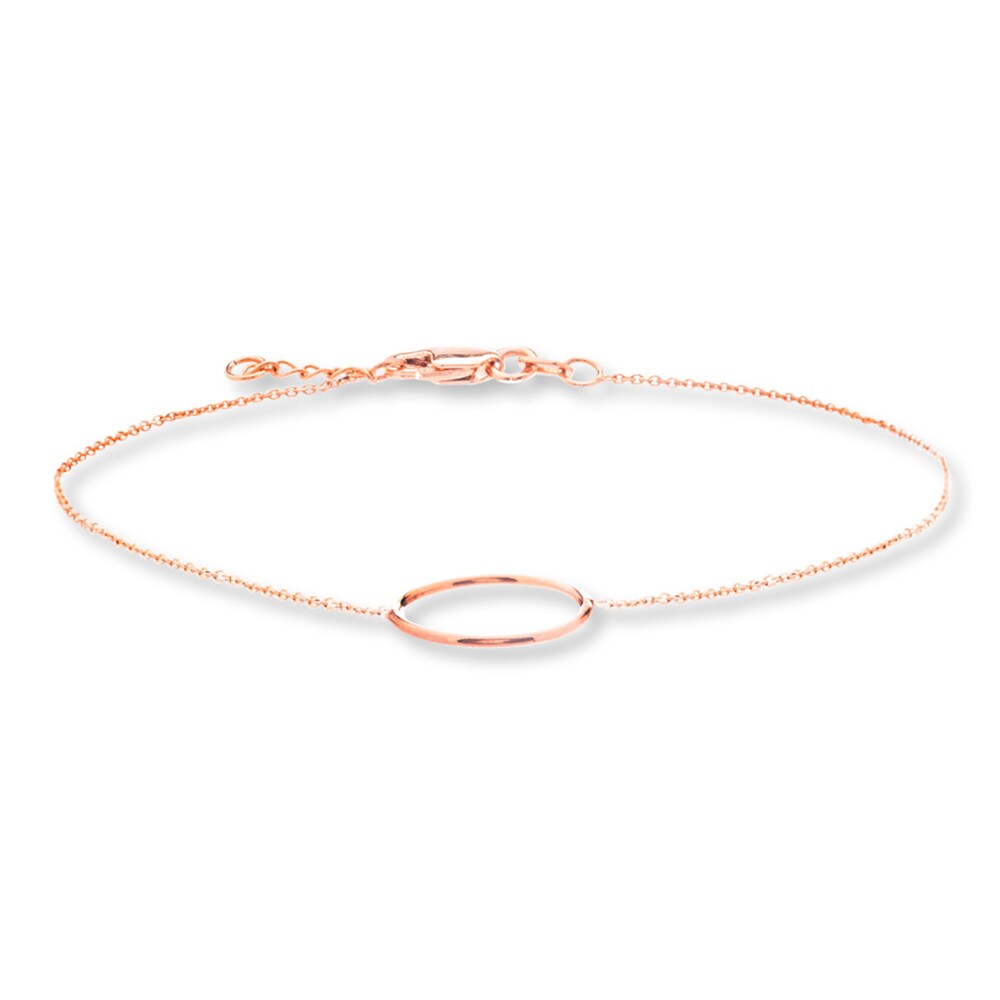 Circle Bracelet 14K Rose Gold ImqvXxuY Circle Bracelet 14K Rose Gold ImqvXxuY