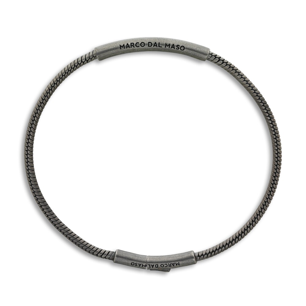 Marco Dal Maso Men\'s Ultrafine Bracelet Sterling Silver 8\" J13OfgNQ Marco Dal Maso Men\'s Ultrafine Bracelet Sterling Silver 8\" J13OfgNQ