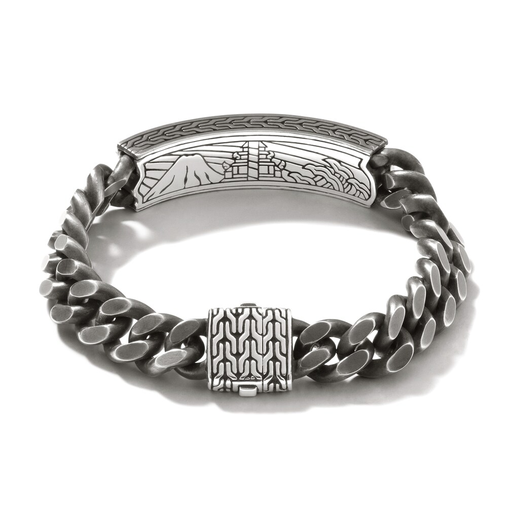 John Hardy Curb ID Bracelet Bronze/Sterling Silver - Extra Large J2IC2VcK John Hardy Curb ID Bracelet Bronze/Sterling Silver - Extra Large J2IC2VcK