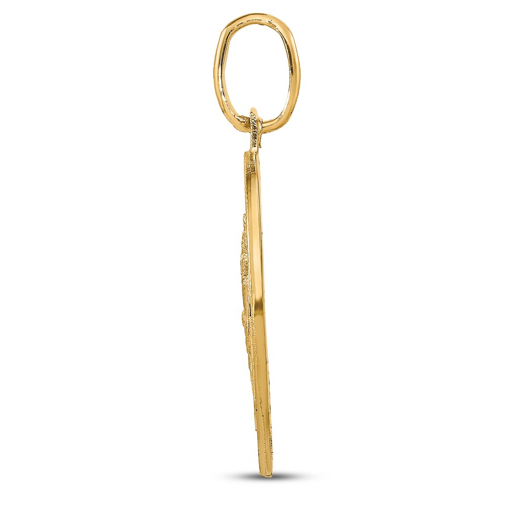 Polished St. Christopher Charm 14K Yellow Gold JP1M7COO Polished St. Christopher Charm 14K Yellow Gold JP1M7COO