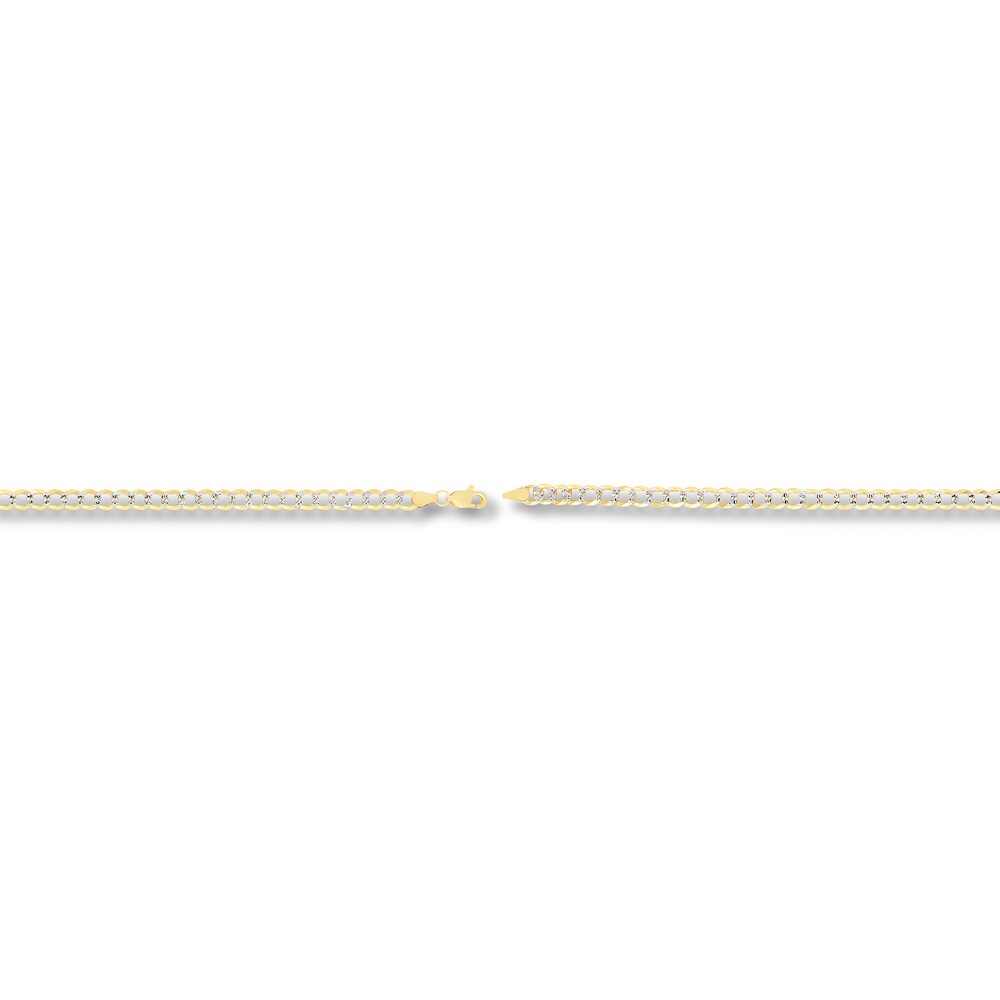 Pave Curb Chain Bracelet 14K Yellow Gold 8.5\" JSEdyf6o Pave Curb Chain Bracelet 14K Yellow Gold 8.5\" JSEdyf6o