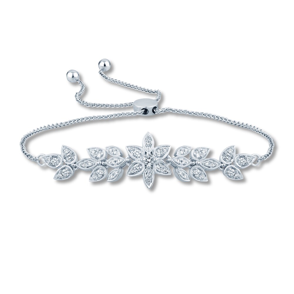 Pnina Tornai Diamond Bolo Bracelet 1/2 ct tw Round 14K White Gold KgUqGrW4 Pnina Tornai Diamond Bolo Bracelet 1/2 ct tw Round 14K White Gold KgUqGrW4