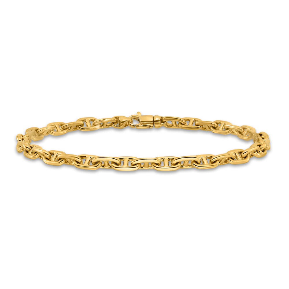 Men's Anchor Link Bracelet 14K Yellow Gold 5.1mm 8.5" Kv3FHmpW Men's Anchor Link Bracelet 14K Yellow Gold 5.1mm 8.5" Kv3FHmpW
