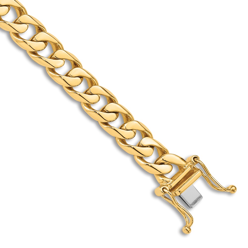 Men's Curb Chain Bracelet 14K Yellow Gold 8.0" 7.5mm L5sEmWql Men's Curb Chain Bracelet 14K Yellow Gold 8.0" 7.5mm L5sEmWql