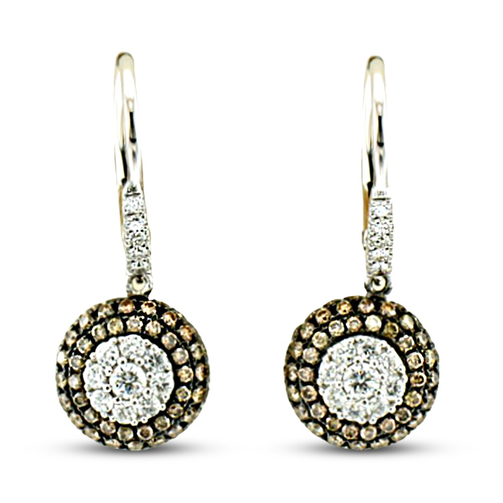 Le Vian Diamond Earrings 1-3/4 ct tw 14K Vanilla Gold LJ1ey8oU Le Vian Diamond Earrings 1-3/4 ct tw 14K Vanilla Gold LJ1ey8oU