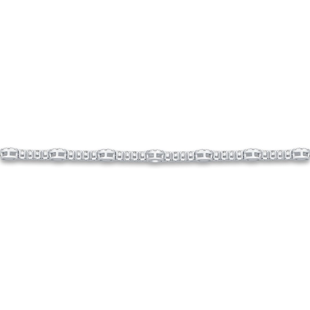 Diamond Bolo Bracelet 1-1/2 ct tw Round 14K White Gold LYAsgN3F Diamond Bolo Bracelet 1-1/2 ct tw Round 14K White Gold LYAsgN3F