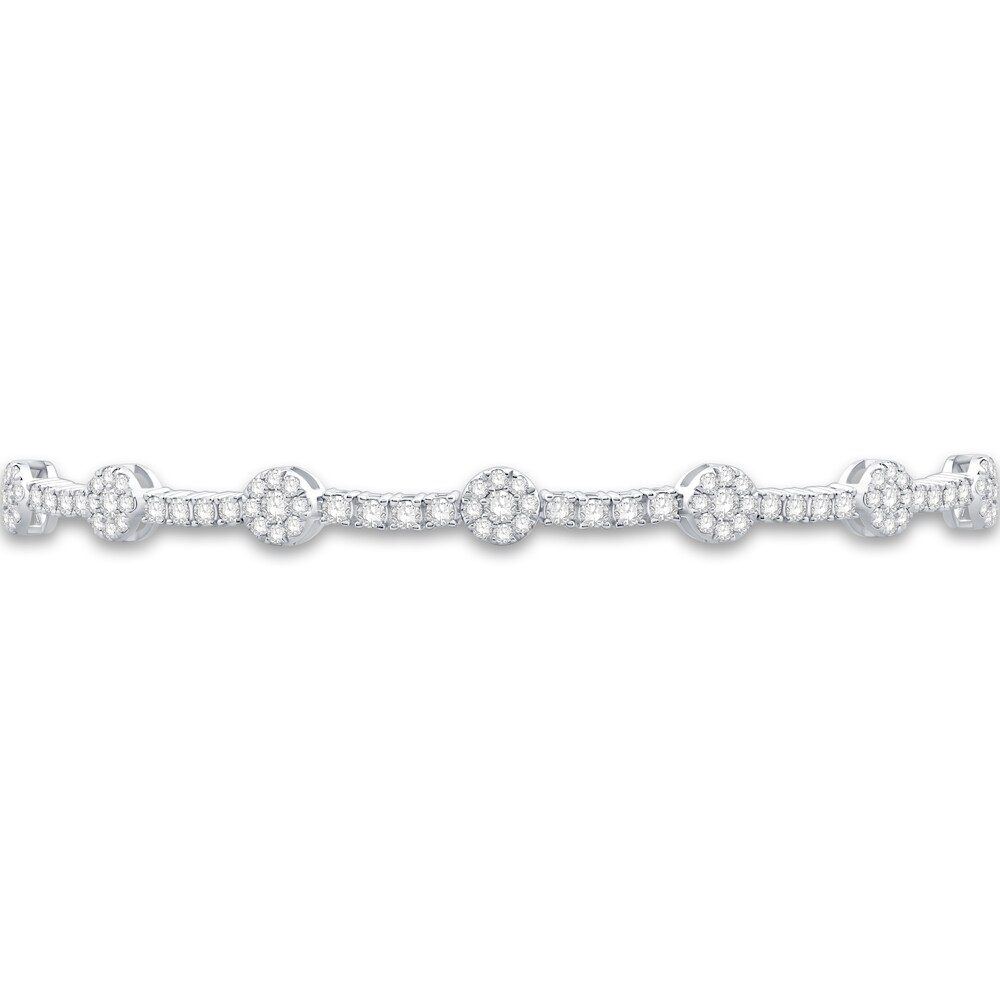Diamond Bolo Bracelet 1-1/2 ct tw Round 14K White Gold LYAsgN3F Diamond Bolo Bracelet 1-1/2 ct tw Round 14K White Gold LYAsgN3F