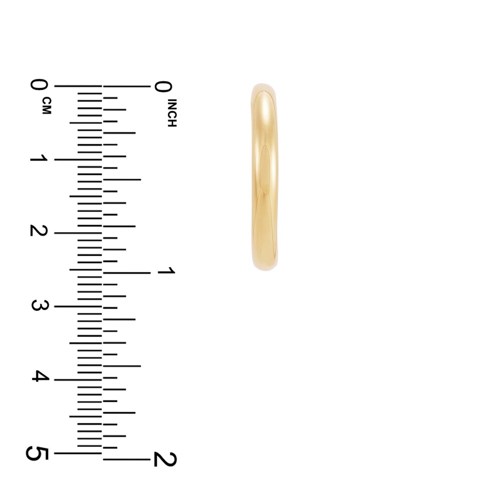Tube Hoop Earrings 10K Yellow Gold 20mm Lo0U1Llu Tube Hoop Earrings 10K Yellow Gold 20mm Lo0U1Llu