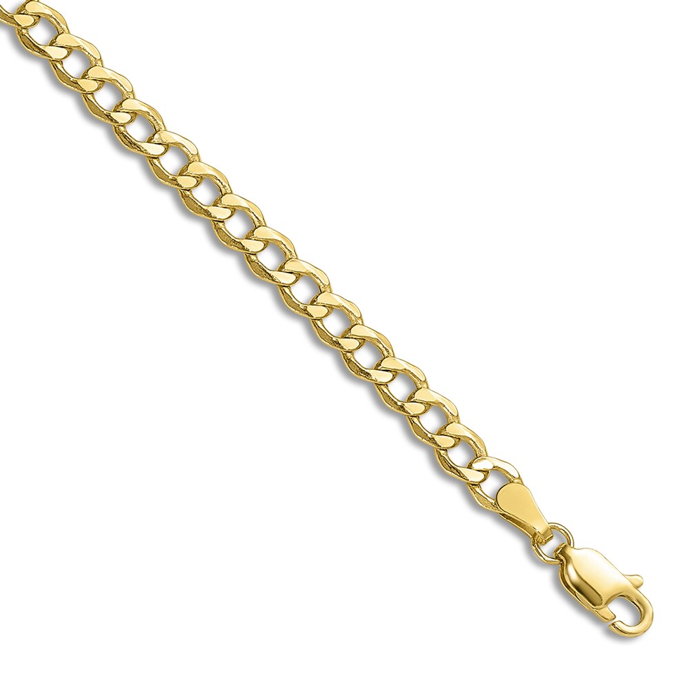 Comfort Curb Anklet 14K Yellow Gold 9" LyGAMCqU Comfort Curb Anklet 14K Yellow Gold 9" LyGAMCqU