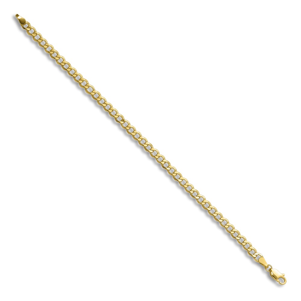Comfort Curb Anklet 14K Yellow Gold 9\" LyGAMCqU Comfort Curb Anklet 14K Yellow Gold 9\" LyGAMCqU