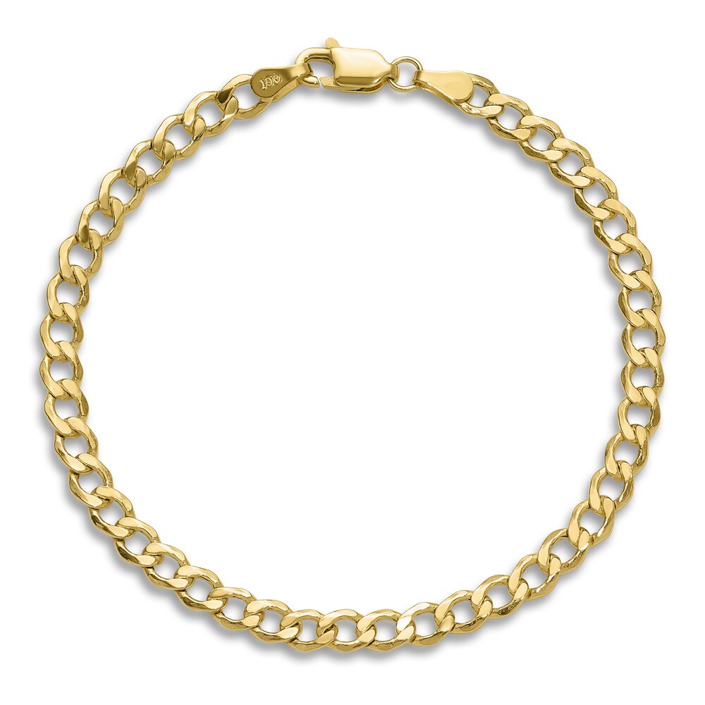 Comfort Curb Anklet 14K Yellow Gold 9\" LyGAMCqU Comfort Curb Anklet 14K Yellow Gold 9\" LyGAMCqU