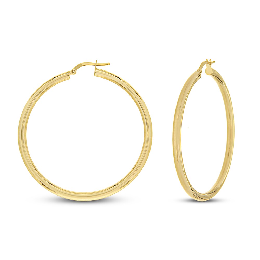 High Polish Hoop Earrings 14K Yellow Gold MEuXd5Qr High Polish Hoop Earrings 14K Yellow Gold MEuXd5Qr