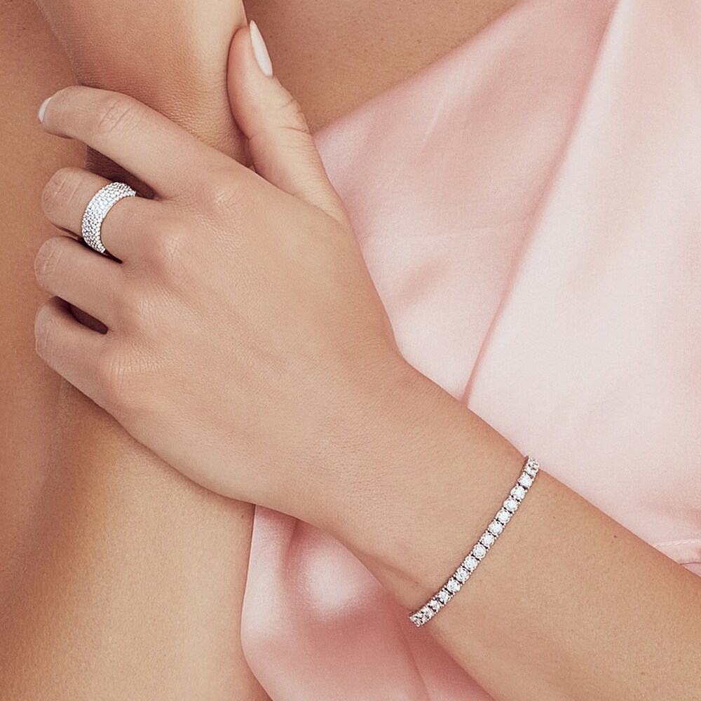 Shy Creation Diamond Bracelet 2-7/8 ct tw 14K White Gold SC55002952 MLgukAfl Shy Creation Diamond Bracelet 2-7/8 ct tw 14K White Gold SC55002952 MLgukAfl