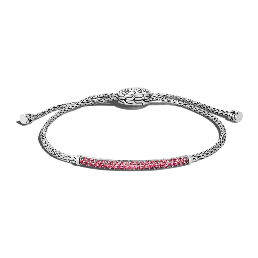 John Hardy Classic Chain Lab-Created Ruby Bolo Bracelet Sterling Silver, Small-Medium MXG0uX04 John Hardy Classic Chain Lab-Created Ruby Bolo Bracelet Sterling Silver, Small-Medium MXG0uX04