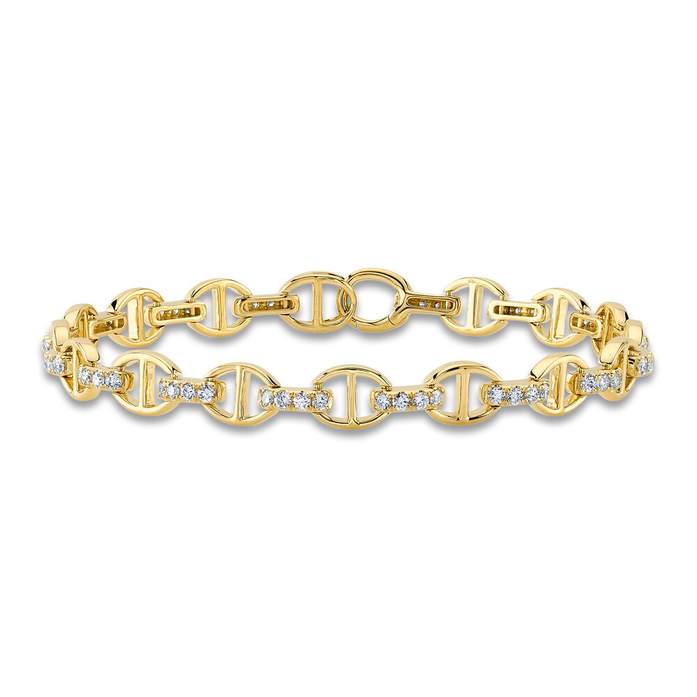 Shy Creation Diamond Bracelet 1 ct tw Round 14K Yellow Gold 7" SC55024128 MhqYcNw4 Shy Creation Diamond Bracelet 1 ct tw Round 14K Yellow Gold 7" SC55024128 MhqYcNw4