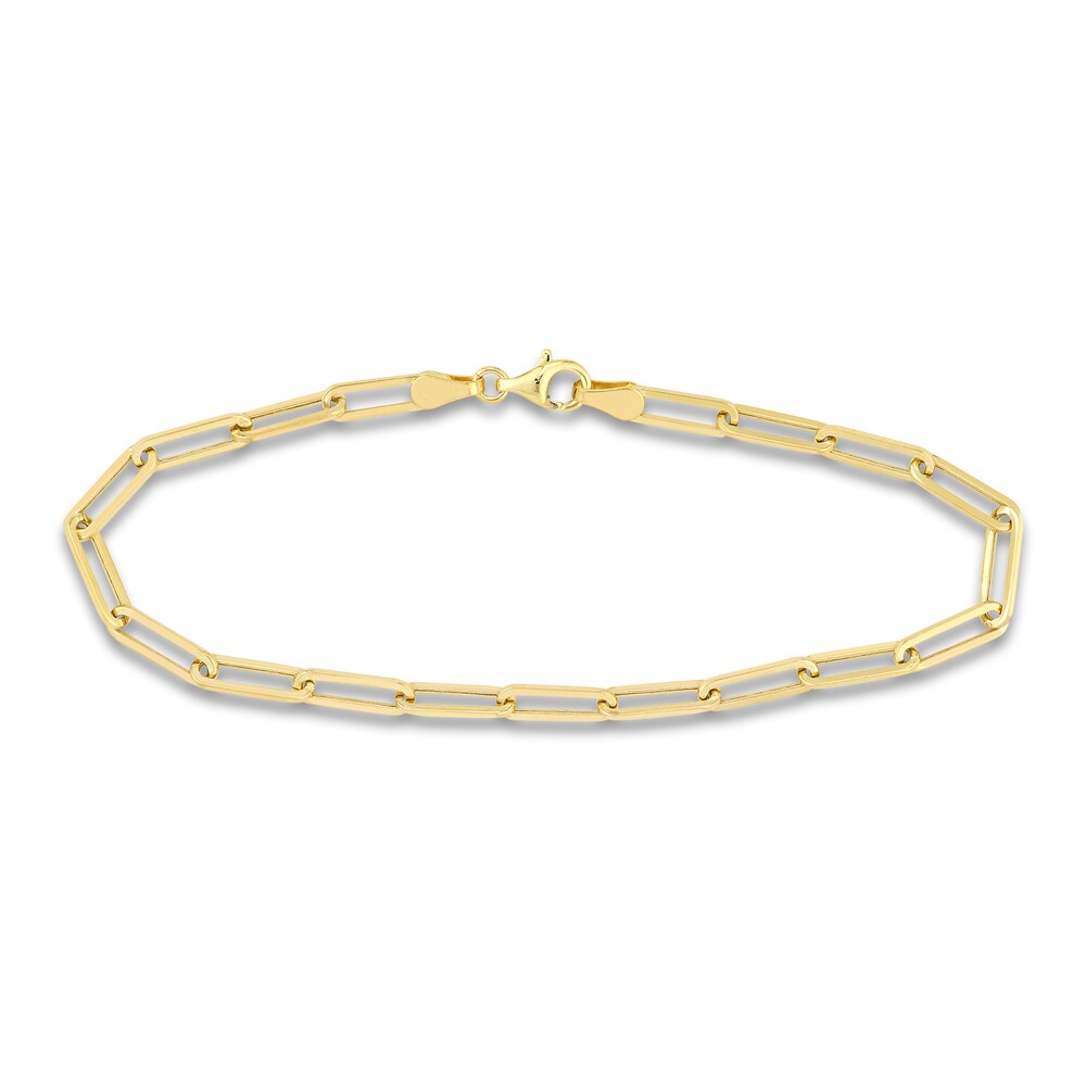 Curb & Paperclip Chain Bracelet Set 14K Yellow Gold 8\" MwM44mOg Curb & Paperclip Chain Bracelet Set 14K Yellow Gold 8\" MwM44mOg