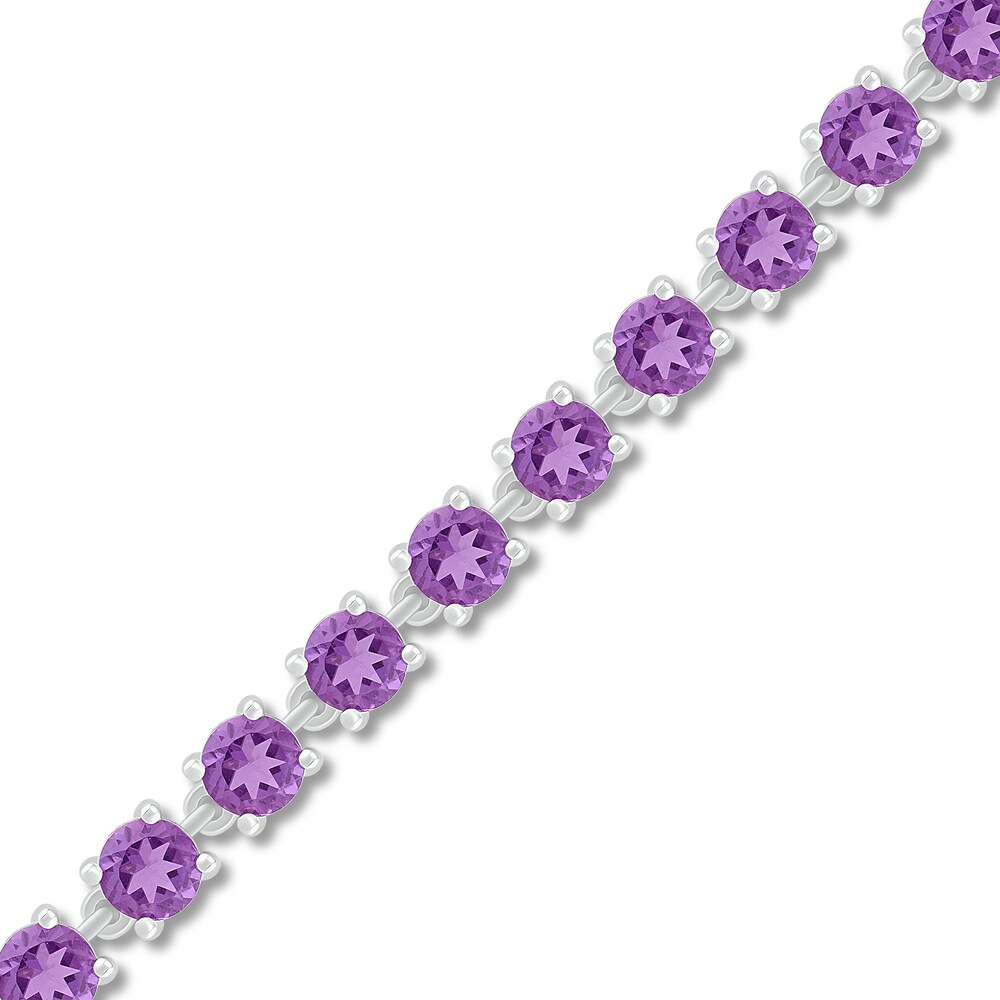 Amethyst Bracelet Sterling Silver O5EFsb44 Amethyst Bracelet Sterling Silver O5EFsb44